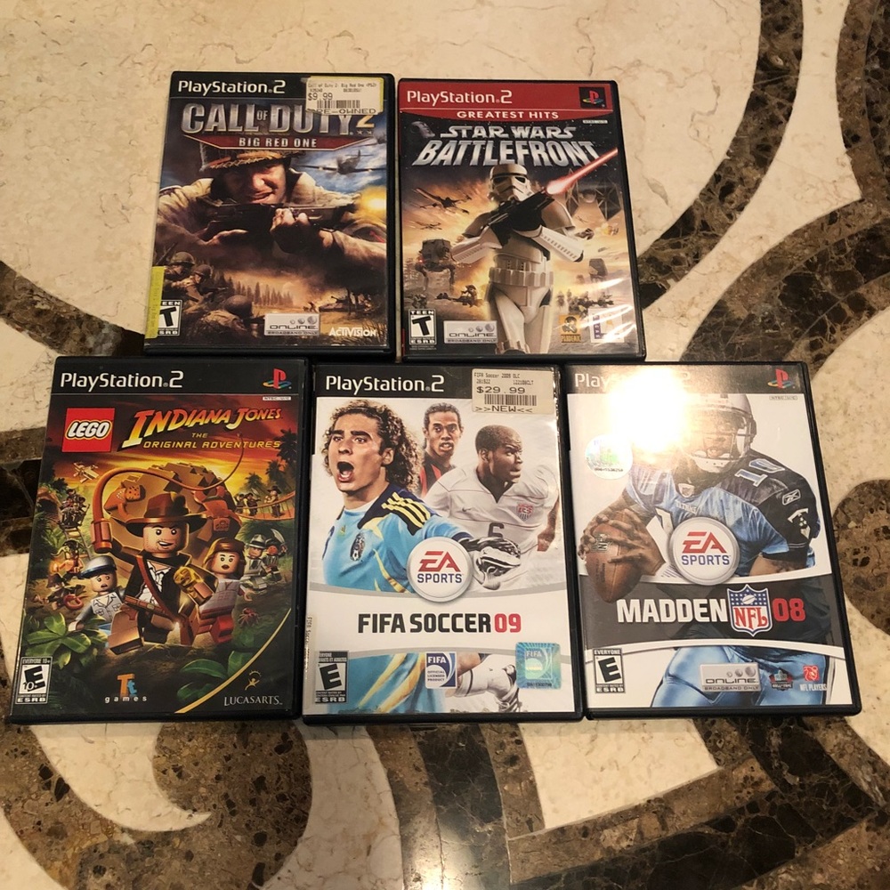 **PLAYSTATION ASSORTED GAMES 7 PCS**